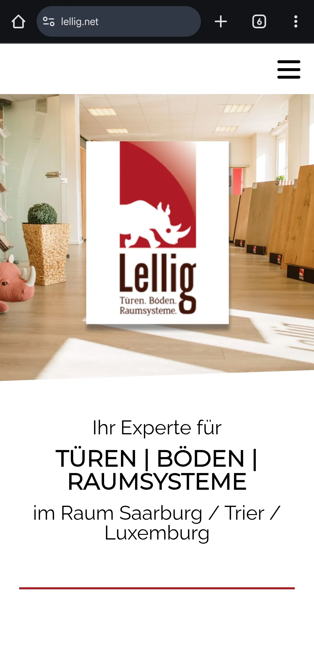 Lellig Website Mobil